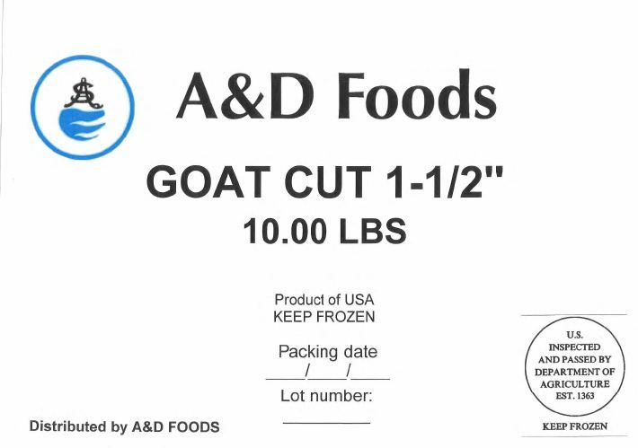 Product label for Star Meat Delivery Inc. Recalls Raw Pork, Beef, and Goat Products Produced Without the Benefit of Inspection